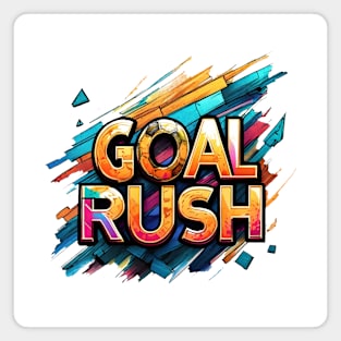 Goal Rush Design Magnet